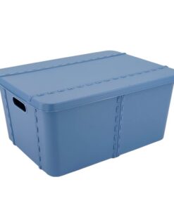 Life Story Aufbewahrungsbox mit Deckel Klein 15L Violett für Familiengeschichte | Life Story Violette Aufbewahrungsbox