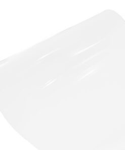 DecoMeister selbstklebende Möbelfoil Weiß Hochglanz 100x100cm | Einfache Anwendung, ideal für Küche oder Bad | Renovieru