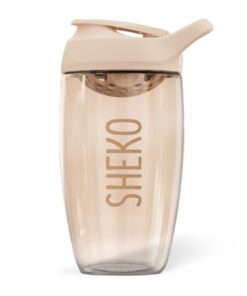 Sheko Balance Shaker - 550ml Premium Eiweiß Shaker - Auslaufsicher & 100% BPA frei - Protein Shaker für Abnehmende