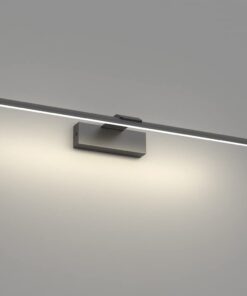 Klighten LED Spiegellampe für Bad, 18W, 60cm, 107 LEDs, Naturweiß 4500K, Aluminium, IP44, Badezimmer Leuchte, Wandmontag