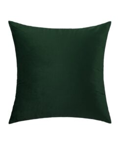 1 Kopfkissenbezug Dunkelgrün Einfarbig Samt für Wohn- und Schlafzimmer mit Deko-Funktion 30x50cm 2 Dunkelgrener 30x50cm