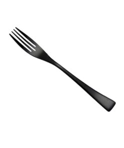 PEPLAYTAL Edelstahl-Menügabel Zum Servieren Einfach Und elegant Black 1 Stück