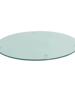 Harbour Housewares Rundes Glashackungsbrett 30cm Klar