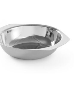 HENDI Beilagenschüssel mit Griffen ø 120 mm Edelstahl 18/8
