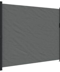 vidaXL Seitenmarkise Anthrazit Polyester Windschutz Sichtschutz für Balkon Terrasse Garten
