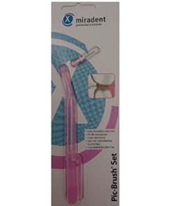 Mirandent Professional Prophylaxis - Pic-Brush Interdentalbürsten Set - Zahnpflege für Erwachsene - Zahnärztlische Reini