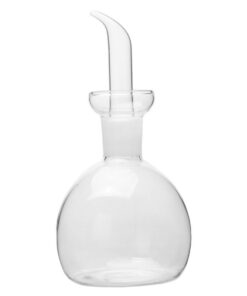 MAGICLULU Auslaufsichere Glasperleiter für Saucen Transparent Ölkanne 200ml für Küche Haushalt Restaurant Hotel