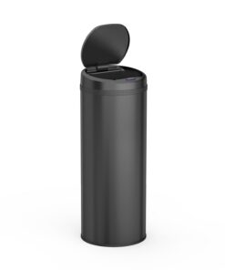 FLINQ PEAK 50L Smart Sensor Mülleimer - Moderner Küchenmülleimer mit Automatischer Tür - Sensoergibtiger und praktischer