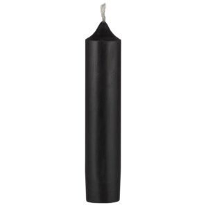 Ib Laursen Stabkerze - 11 cm Schale, Schwarz - Elegant für Ihr Zuhause - 1 Stück