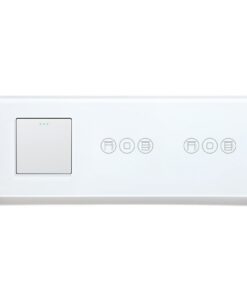 BSEED Lichtschalter Druckknopf Weiss für Jalousie Kompatibel mit Alexa und Google Home
