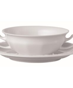Rosenthal Maria Weiss Suppentasse 2tlg. - Elegantes Porzellan-Set für Suppenliebhaber