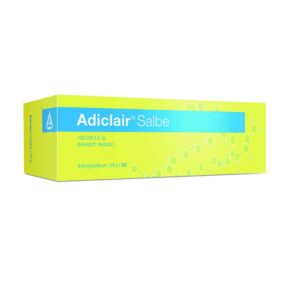 Adiclair Salbe - Stark gegen Hefepilzinfektionen der Haut, ideal für Baby-Windeln, 50g
