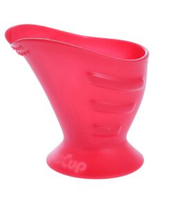 Hoppediz CamoCup Trinklernbecher für Babys und Kinder mit Rotfarbe und Erwachsene mit Sensomotorischen Einschränkungen,