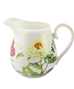 Wunderschöner Krug "Blumengarten" Rose | Perfekt für Interior und Geschenke | Sortimentsabhängige Lieferung | 10,99 € pr