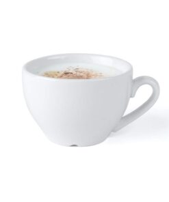 Holst Porzellan Kaffee Cappuccino Tassen 0,20l Weiß 6er Set Klassico