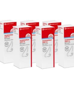 Sine-Al-Nasenspray 0,5 mg/ml für Schnupfen (6x10ml) - Linderung von Schnupfnasenheaperschweren