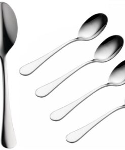 WARESHARK Edelstahl Teelöffel Set für Tee & Kaffee - spülmaschinenfest, großes Geschirr-Sets für Zuhause, Restaurant und