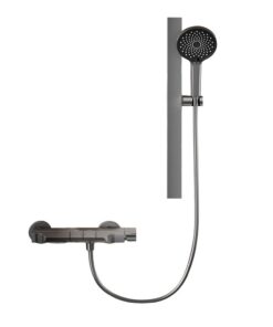 INEX EUROPA Duschsäule mit verstellbarer Handbrause – Badetecnologie modern für Dusche und Wanne – Hochwertiges Duschsys