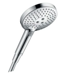 Hansgrohe Raindance Select S Duschkopf Chrom Antikalk Funktion 3 Strahlarten Rund Brausekopf (⌀ 120 mm)