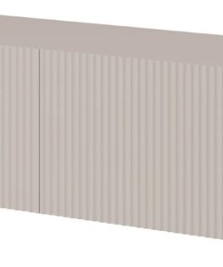 Veldio Selsey TV Schrank Black Veldio Selsey Fernsehtisch mit glatt gefräster Front für Wohnzimmer und Schlafzimmer 140