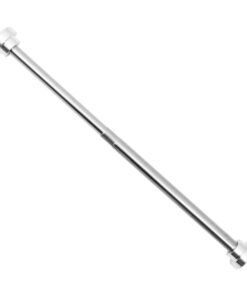 SWOOMEY Blackout Bad Duschvorhangstange Rostfreier Stahl Silver Spannvorhangstange Einstellbar Netz Beleg | SWOOMEY 1st