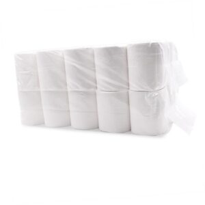 HAMPPLIES 10 Rollen Naturholz Lagigs Zellstoffpapier Hotelzimmer Badezimmer Waschbar