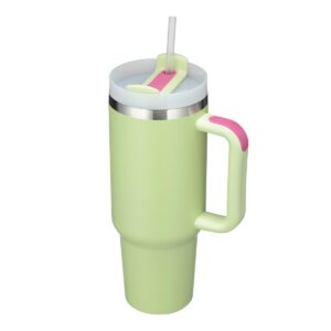 40oz Doppelwandiger Edelstahl Vakuum Isolierbecher, Thermobecher Für Kalte Heiße Getränke (Grün) Autobecher, Reisebecher