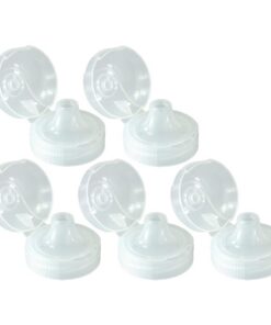 5er Flip-Top Deckel BPA-frei für Tritan Wasserflaschen - Sport Fitness Fahrrad