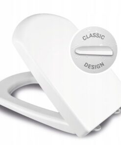 Ramm Antibakterielles Toilettensitzen mit Absenkautomatik | WC-Sitz aus Duroplast mit Quick-Release | Made in EU | kompa