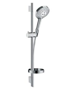 Hansgrohe Wassersparendes Duschsystem Raindance Select PowderRain Regendusche für Familie im Badzimmer mit 3 Strahlarten