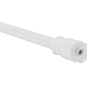HUGG - Klemmfix -FX.7- ausziehbare Scheibenstange - ohne Kleben oder Bohren - 60-90 cm - Weiss - 1 Stück