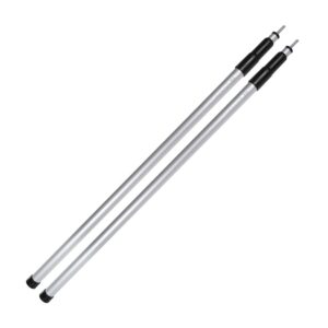 2 Aluminium Aufstellstangen - teleskopierbar von 80 bis 240 cm - ideal für Zelte, Tarps und Sonnensegel - leicht & stabi