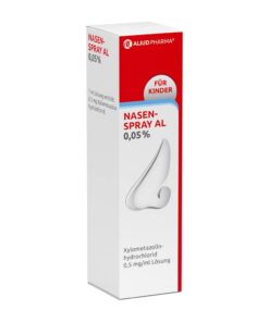 Nasenspray AL 0,05% - Für Erwachsene - Salzige Lösung zur Linderung von Nasenstoppeln - 10 Packungen x 10ml