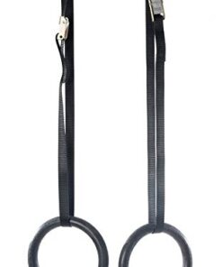 Kawanyo Schwarz Fitness Turnringe Set für Turnen und Gymsport