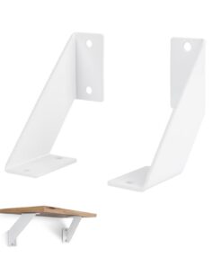 DBREAKS Regalhalterung, Schwerlastige Wandregale, 10cm Winkel Regalbrett, Metall Halterung, 2 Stück - Star simdämmerungs