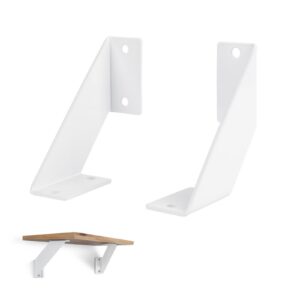 DBREAKS Regalhalterung, Schwerlastige Wandregale, 10cm Winkel Regalbrett, Metall Halterung, 2 Stück - Star simdämmerungs
