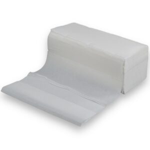 4000 Blatt Premium White Falthandtücher Hochweiß 2-Lagig 25 x 23 cm TrendigComfort