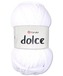 Frida's Wollhaus YarnArt 100 g Dolce Chenille Wolle Garn für Stricken und Häkeln - Perfekt für Amigurumi-Projekte (741 |