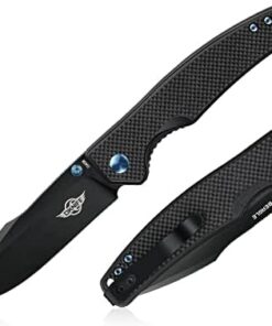 OKNIFE Beagle Klappmesser - Taktisches Taschenmesser mit hochfester 154CM Edelstahlklinge und G10 Griff für Outdoor, Cam