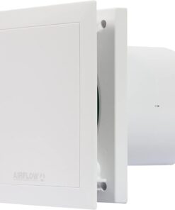 Airflow QT100T Badlüfter – Leiser 25 dB QuietMark-zertifiziert & Energiesparend 5/9 W – 100 mm für Badezimmer