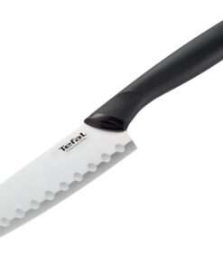 Tefal Santoku Comfort Rostfreier Edelstahl - Für Küche und Küchen-Assistenten - 5,3 cm³ - Schwarz