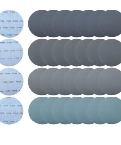 Schleifpapier 180mm Klett 20 Stück Nass Trocken Schleifen für Präzisionsarbeiten Auto Lackpolitur Holzfeinschliff Metall