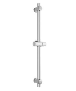 Duschstange 66cm Edelstahl Höhenverstellbar 360°Drehbar Silber Modern Duschen Hotels
