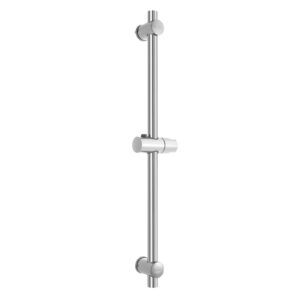 Duschstange 66cm Edelstahl Höhenverstellbar 360°Drehbar Silber Modern Duschen Hotels