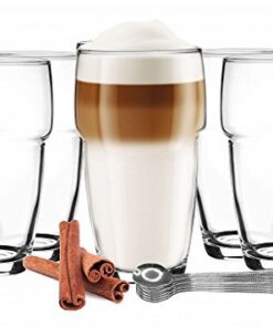 [Sendez + Latte Macchiato Gläser] + [300ml] + [Verwendung für Erwachsene] + [Bar und Café] + [Sicher und hygienisch] + [