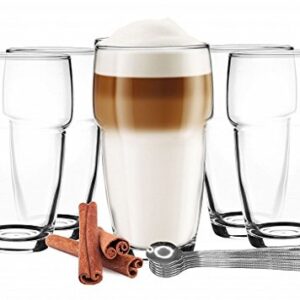 [Sendez + Latte Macchiato Gläser] + [300ml] + [Verwendung für Erwachsene] + [Bar und Café] + [Sicher und hygienisch] + [