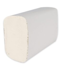 3750 Stück Hygoclean hochweiße FFC Papierhandtücher, Zellulose, FSC®-Mix, Zickzack, 2-lagig, L: 20,5cm x B: 23,5cm, perf