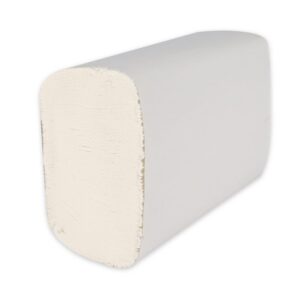 3750 Stück Hygoclean hochweiße FFC Papierhandtücher, Zellulose, FSC®-Mix, Zickzack, 2-lagig, L: 20,5cm x B: 23,5cm, perf