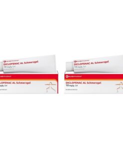 ALIUD PHARMA Diclofenac AL Schmerzgel 10 mg/g, Gel 2 x 150 g Doppelpack: Effektives Entzündungshemmungsmittel für Schmer