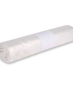 Franz HygoClean Müllsäcke Premium 120 l transparent auf Rolle | flüssigkeitsdichte, reißfeste HDPE-Folie | 500 Stück für
